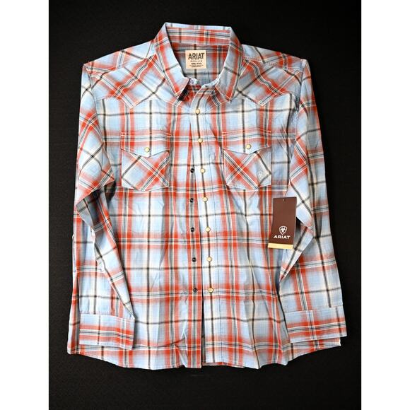 Lot of 2 Men's Long Sleeve Button Down Shirts Ariat/Red Head Ranch XXL/2XLT - Picture 2 of 12